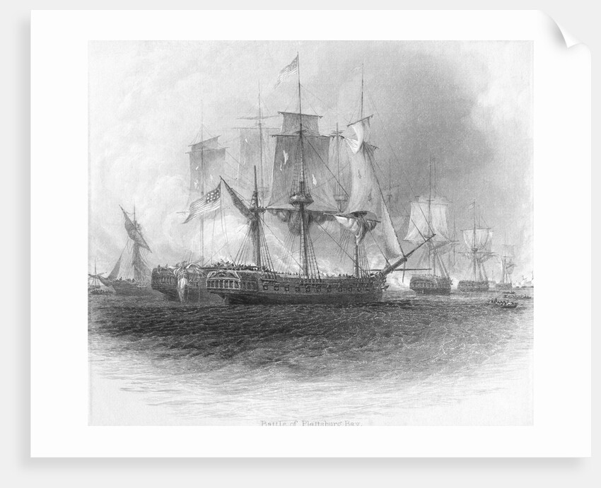 War Torn Ships of Plattsburg Bay by Anonymous