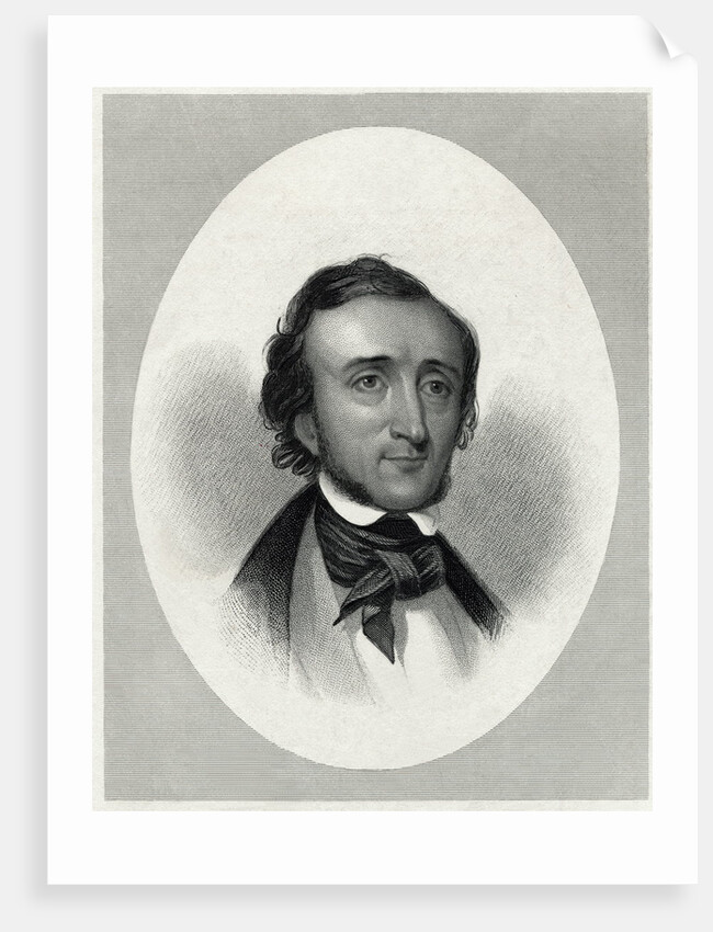 Portrait of Author Edgar Allan Poe by Anonymous