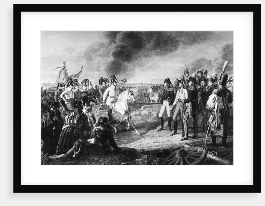 War Generals and Soldiers on Battle Scene by Anonymous