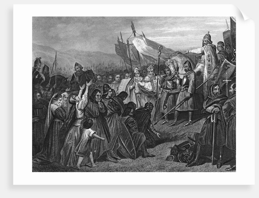 Illustration of Witkind's Submission to King Charlemagne by Anonymous