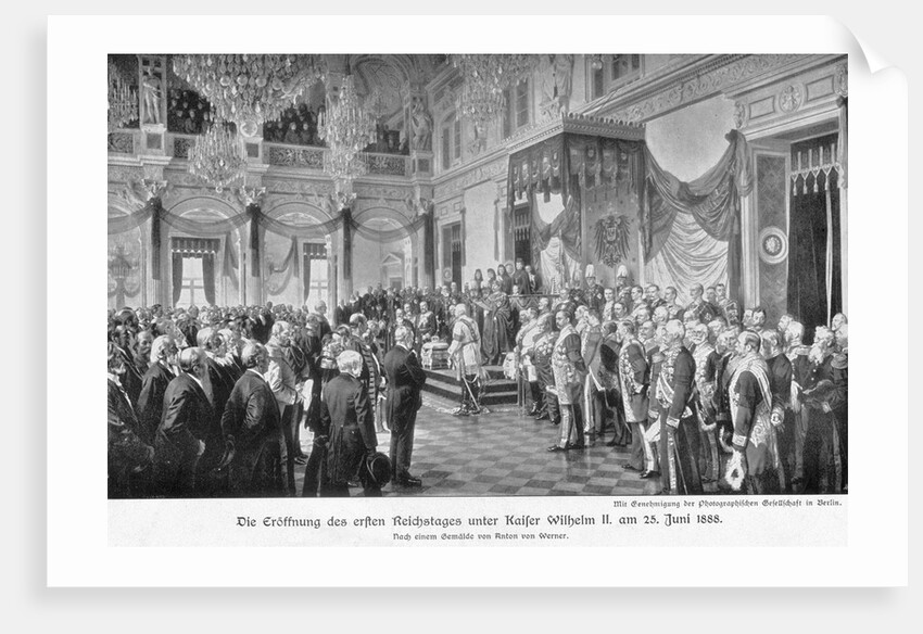 Opening of the Reichstages by Anonymous