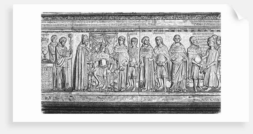 Illustration of Coronation of German Emperor by Anonymous