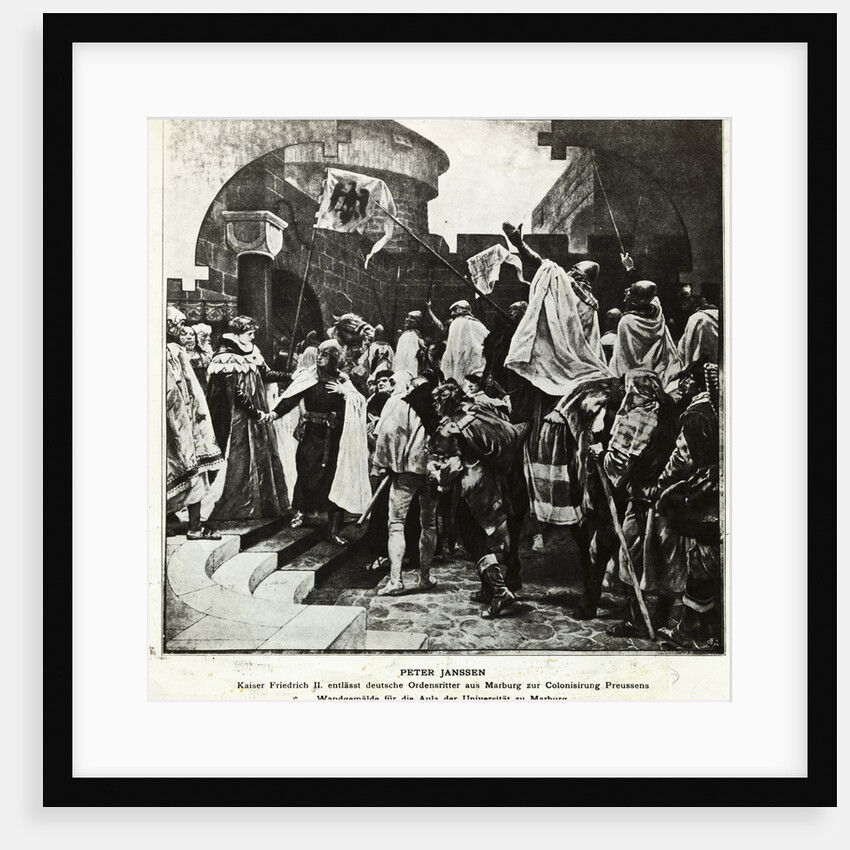 Illustration of Teutonic Knights by Anonymous