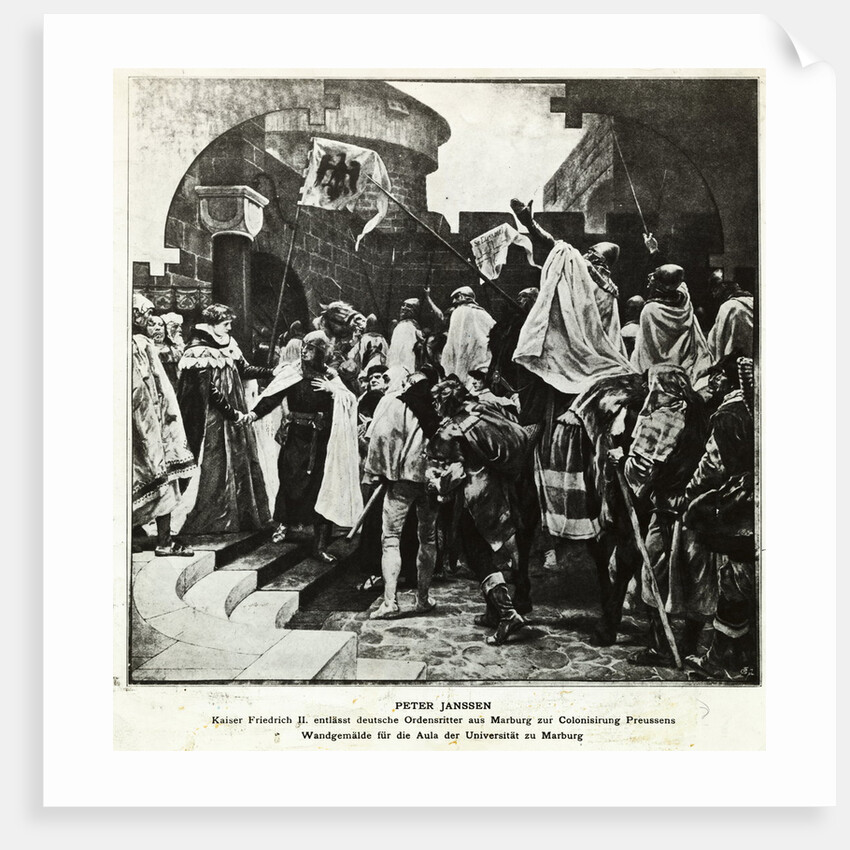 Illustration of Teutonic Knights by Anonymous