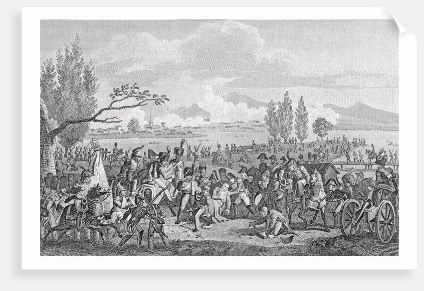 Illustration of Death of Battle of Essling by Anonymous