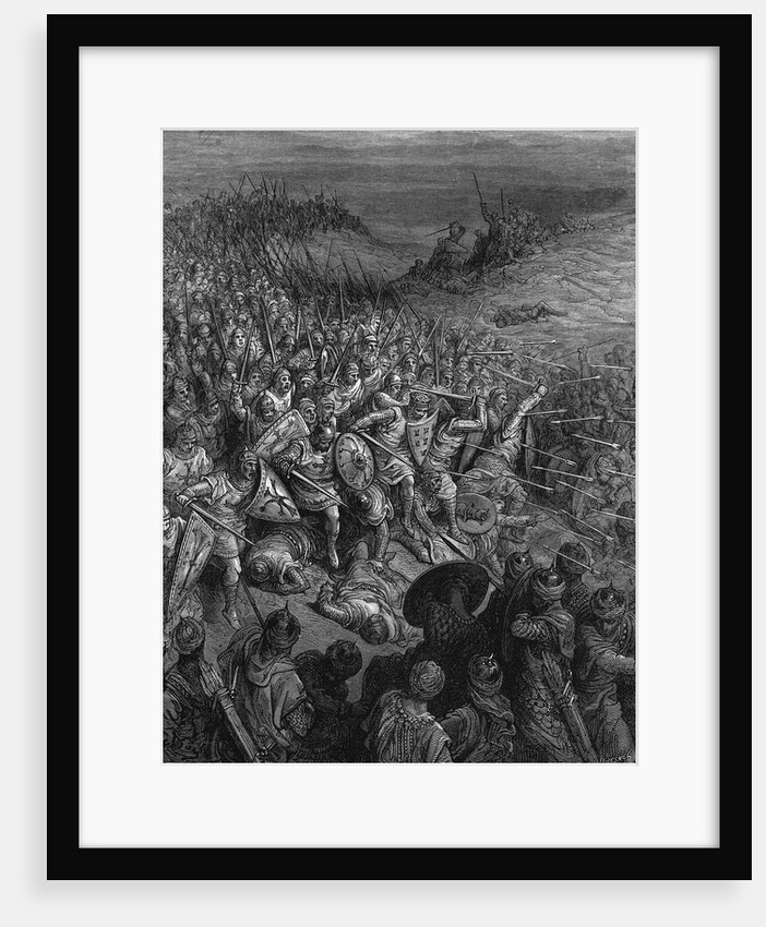 Crusaders Attacking the Saracens by Anonymous