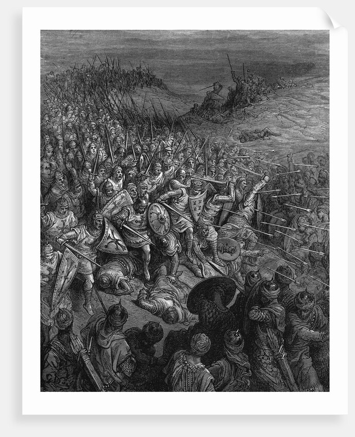 Crusaders Attacking the Saracens by Anonymous
