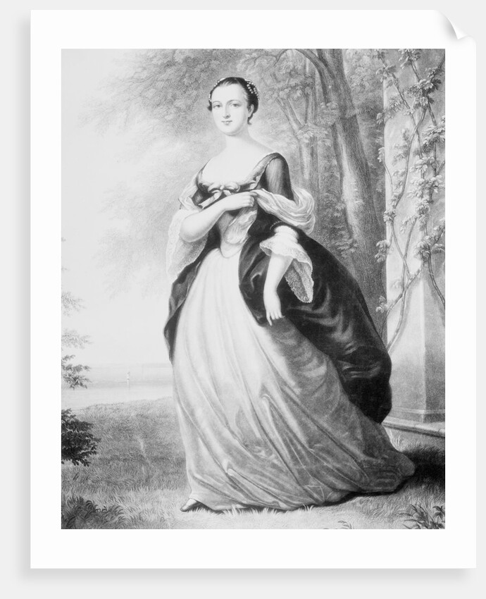 Portrait of Martha Washington by Anonymous