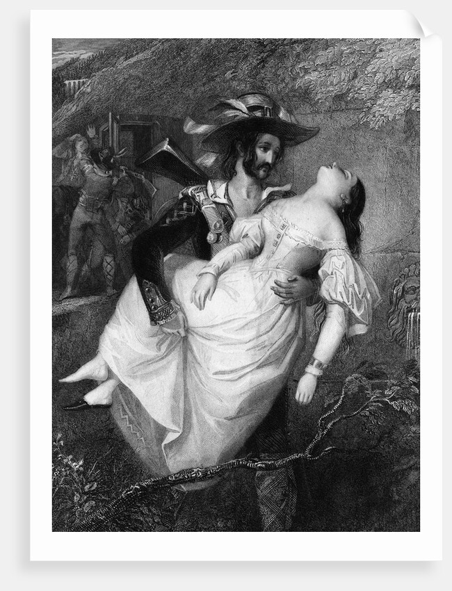 Bandit Abducting Woman by Anonymous