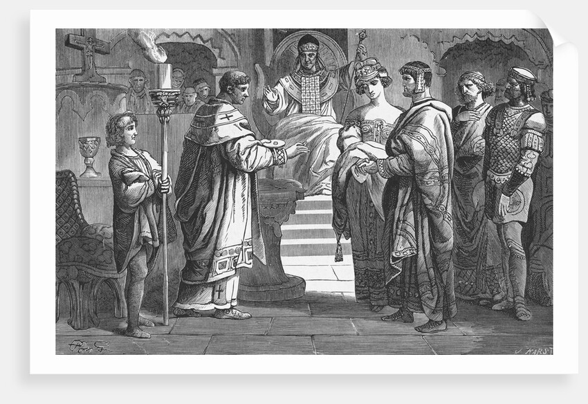 Roman Marriage Scene by Anonymous