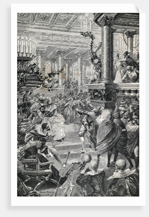 Assassination of Sweden's Gustav III by Anonymous