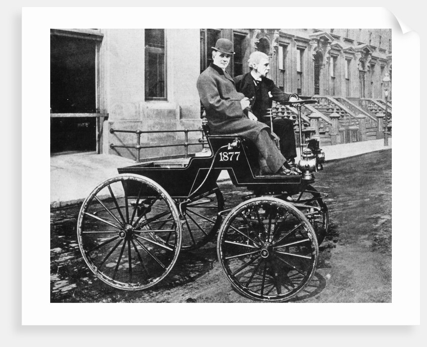 George Selden and Henry Ford in New Selden Automobile by Anonymous