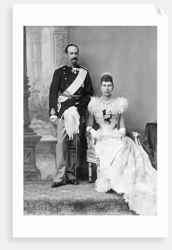 Denmark's Frederik VIII and Queen Louisa by Anonymous