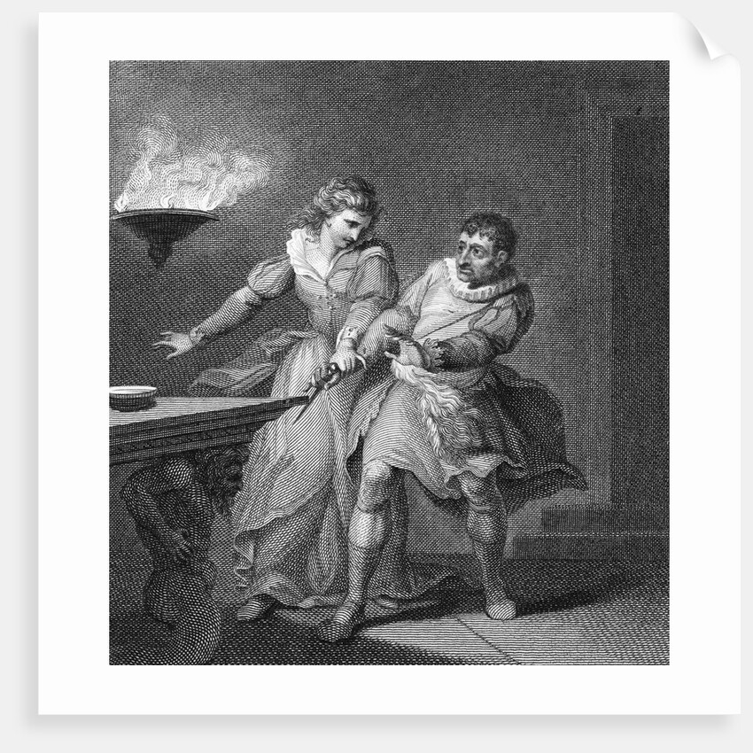 Illustrated scene from MacBeth by Anonymous