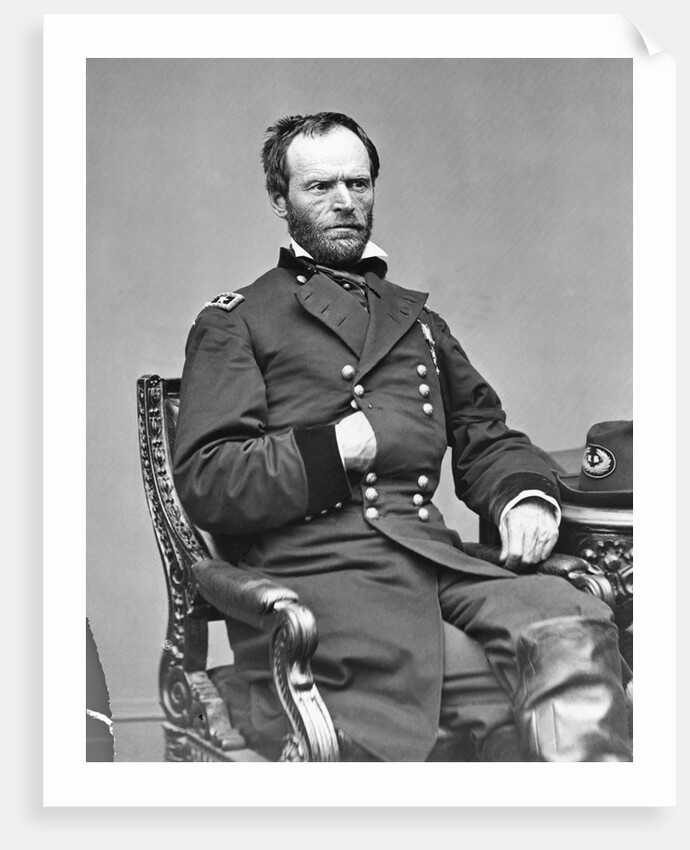 Portrait of William T. Sherman by Anonymous