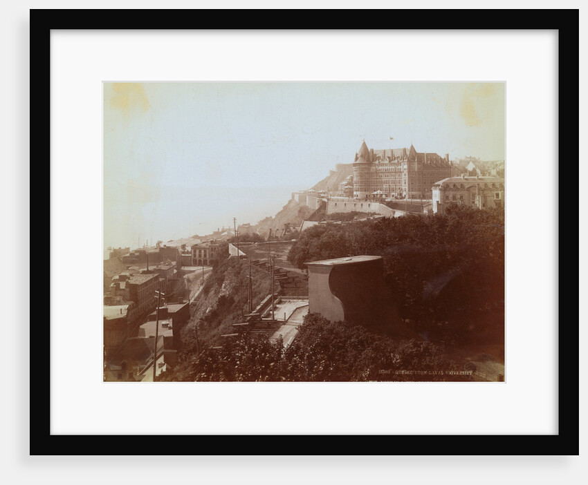 Castle Like Building on Hillside by Anonymous