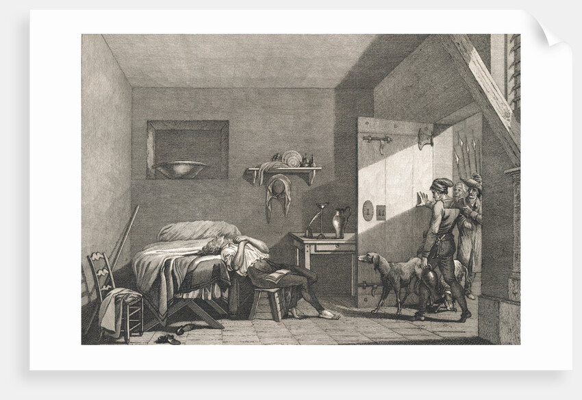 Condorcet Dying in His Prison Cell by Anonymous