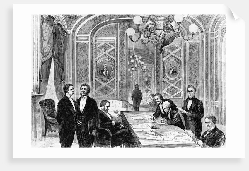 Ulysses Grant and Cabinet on Inauguration Night by Anonymous