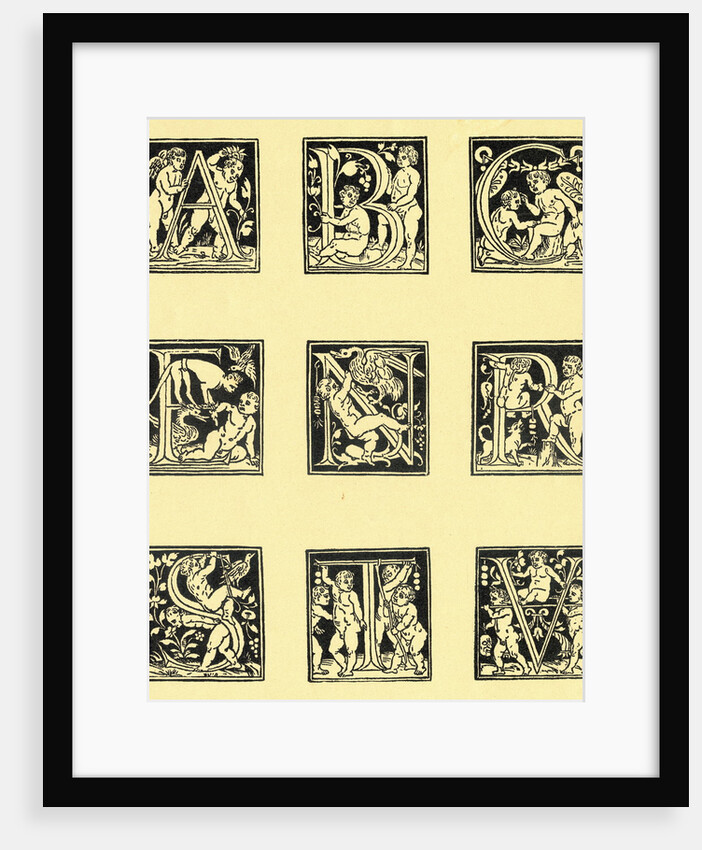Decorative Letters by Anonymous