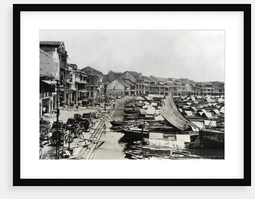 Loading Lighters in Singapore Straits Settlements by Anonymous