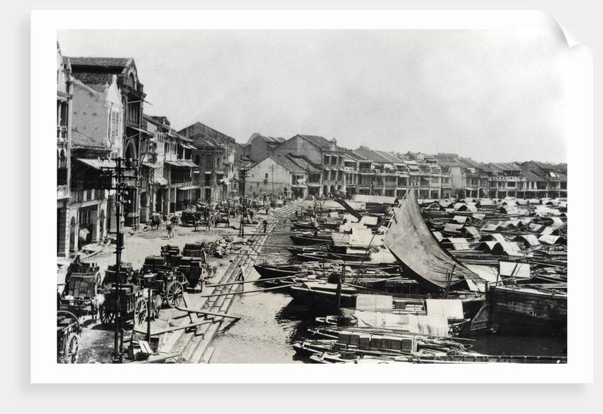 Loading Lighters in Singapore Straits Settlements by Anonymous