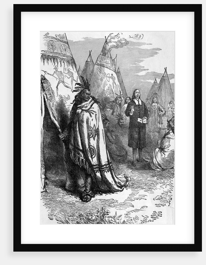 Christian Missionary To Native Americans by Anonymous