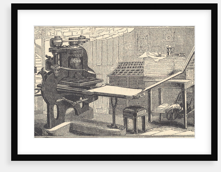 Stanhope Printing Press by Anonymous
