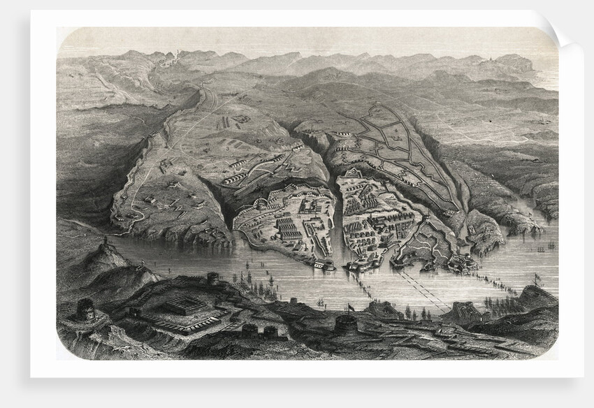Sevastopol During Crimean War by Anonymous