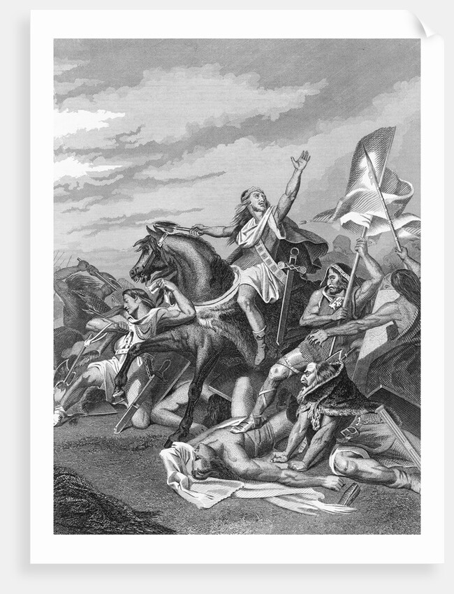 Clovis I Defeating Alemanni by Anonymous
