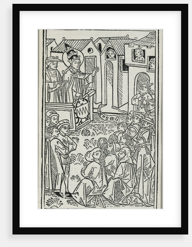 Pope Urban II Blessing Crusaders by Anonymous