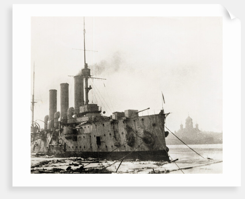 View of Russian Navy Cruiser Aurora by Anonymous