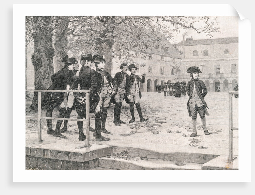 Napoleon at Military Academy by Anonymous