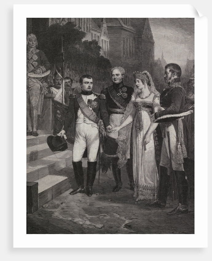 Painting Depicting Marriage of Napoleon and Queen of Prussia by Anonymous