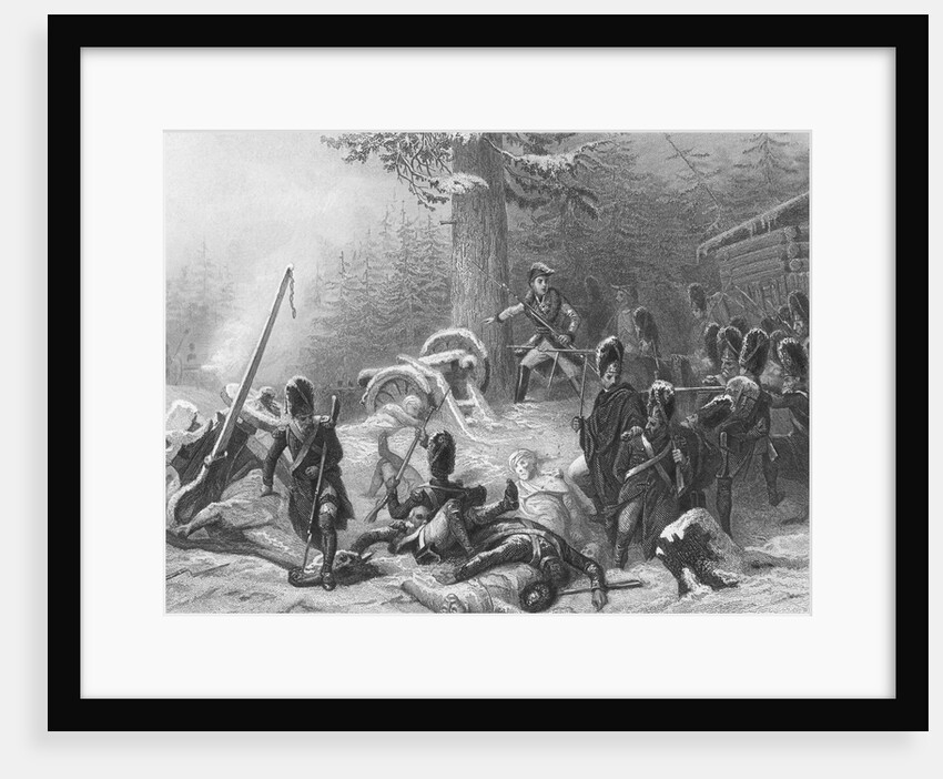 Marshal Ney Leading Retreat by Anonymous