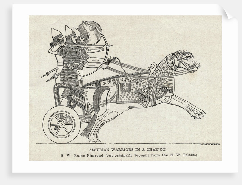 Warriors in a Chariot by Anonymous