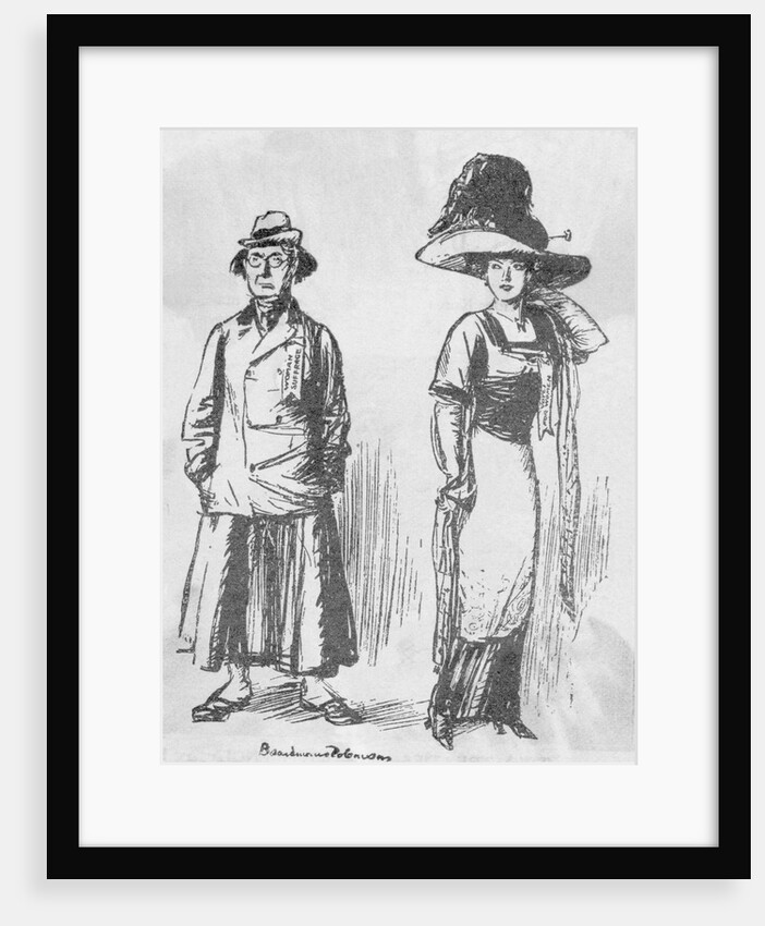 Types of Women's Fashion in Regard to Suffragettes by Anonymous