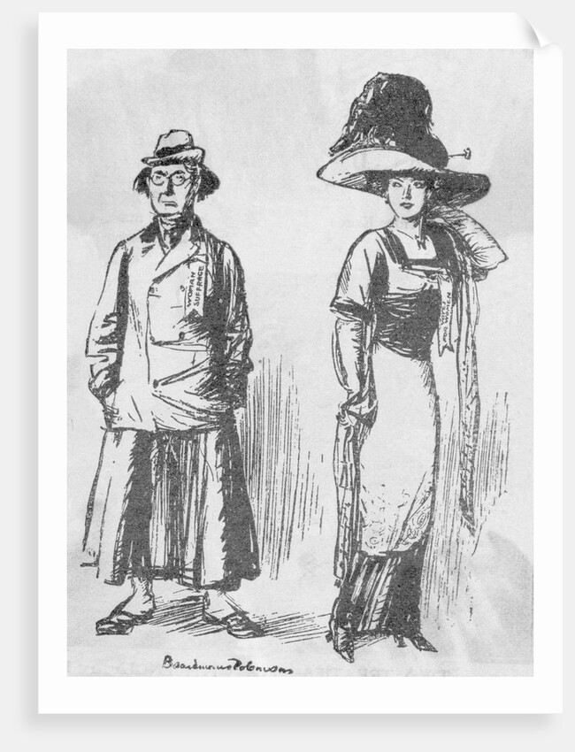 Types of Women's Fashion in Regard to Suffragettes by Anonymous