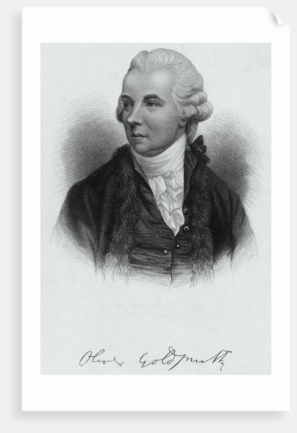 Portrait of Oliver Goldsmith by Anonymous