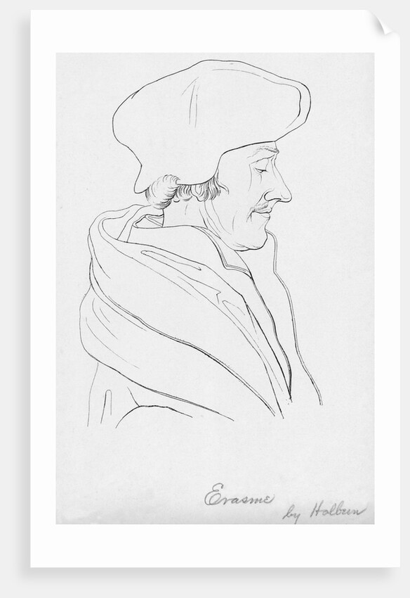 Portrait of Desiderius Erasmus by Anonymous