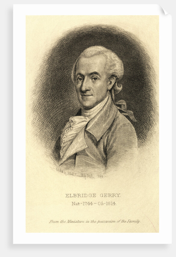 Vice President of united States and Signer of Declaration of Independence Eldbridge Gerry by Anonymous