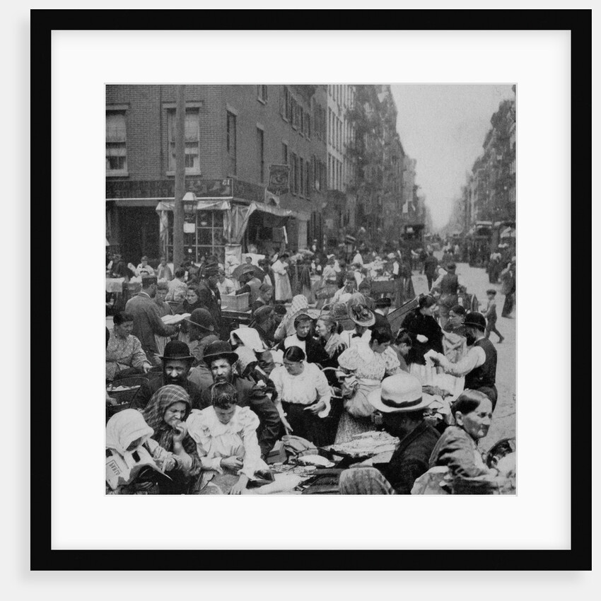 Immigrants on the Lower East Side by Anonymous