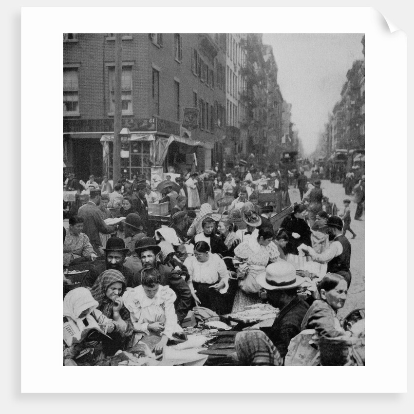 Immigrants on the Lower East Side by Anonymous