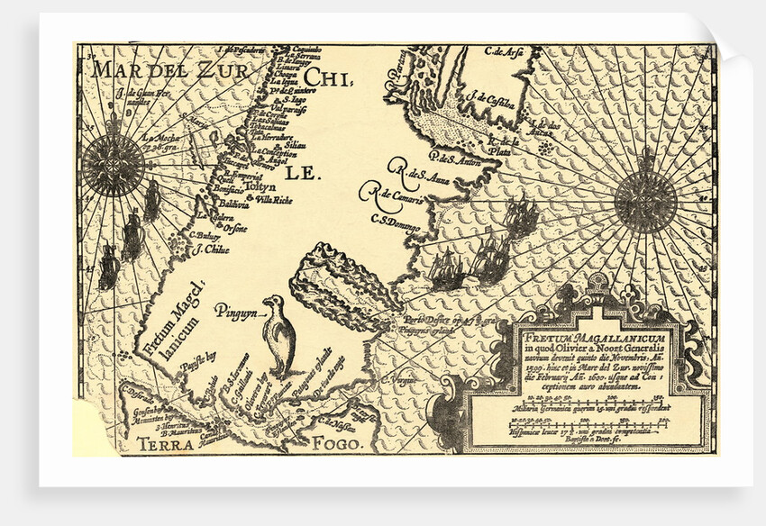 Map of Patagonia by Anonymous