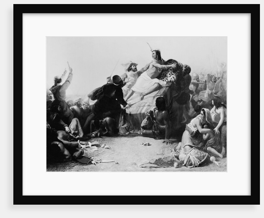 Pizarro Seizing the Inca of Peru by Anonymous