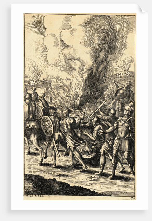 Roman War Scene from The Aneneid by Anonymous