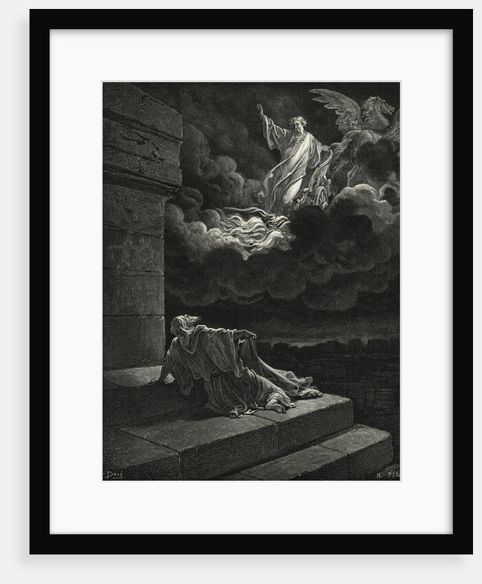 Elijah Being Taken up to Heaven in Chariot of Fire by Anonymous