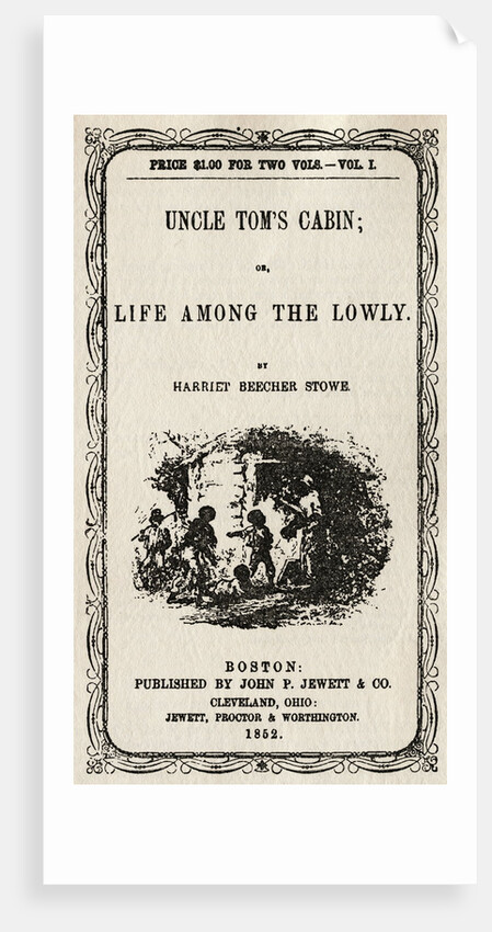 Title Page of Uncle Toms Cabin by Anonymous