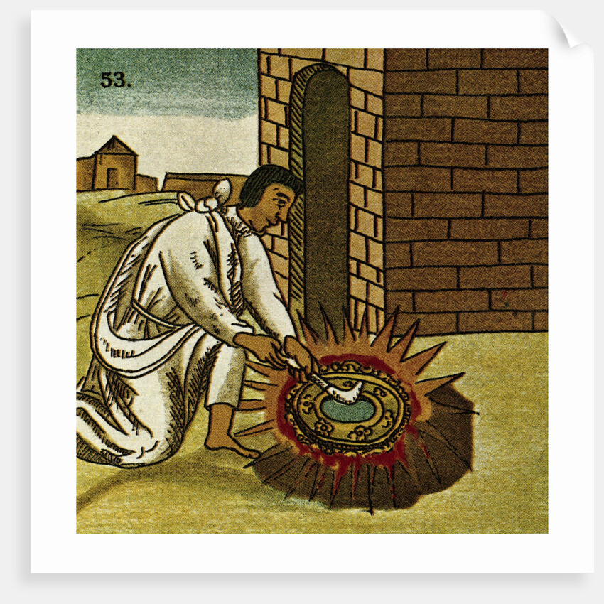 Gold Object Being Polished by Anonymous