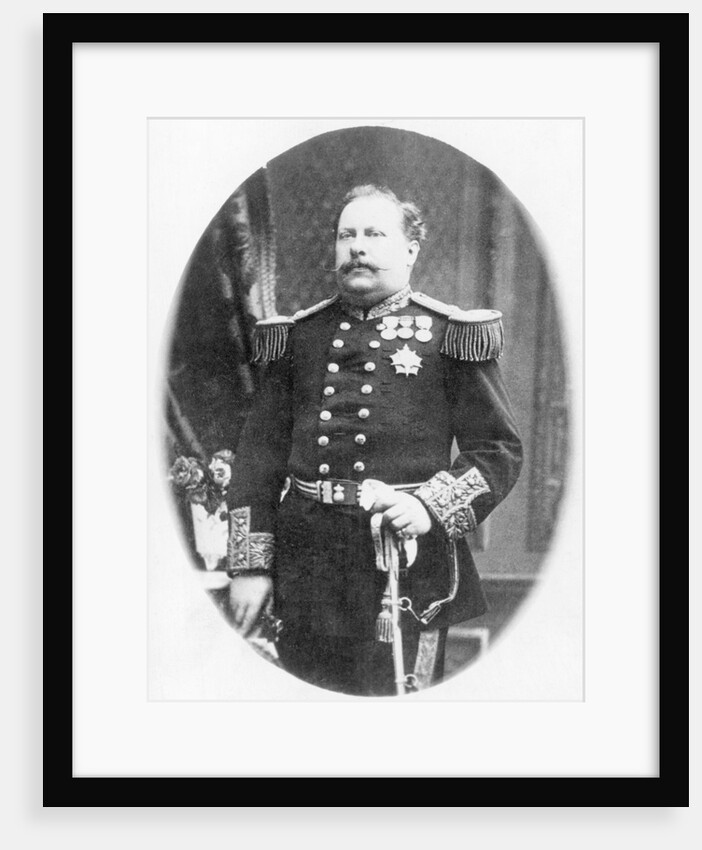 King Luis I of Portugal in Uniform by Anonymous