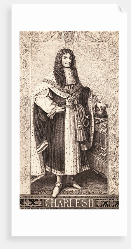Charles II of England in Royal Robe by Anonymous